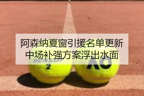 阿森纳夏窗引援名单更新 中场补强方案浮出水面